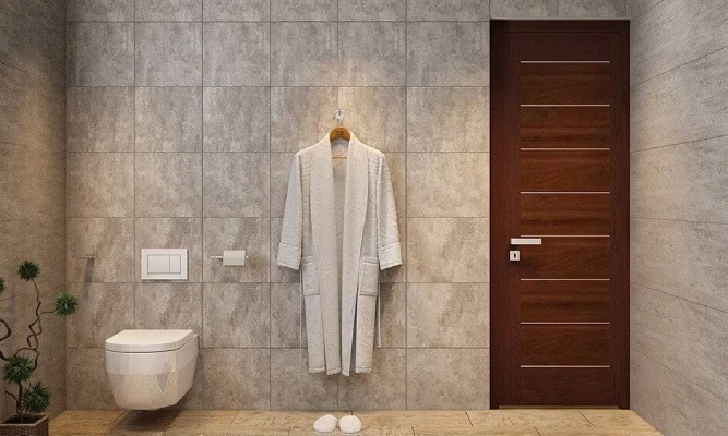 Bathroom Doors.