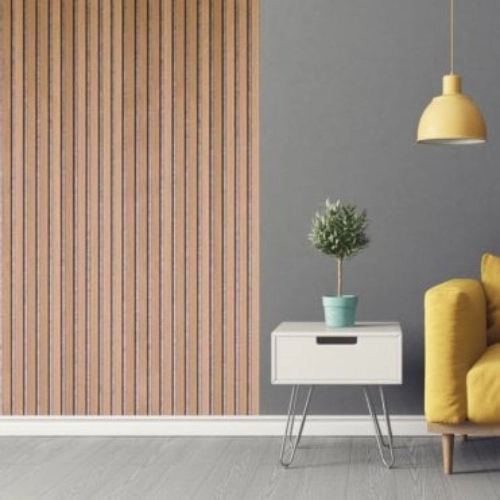 Wooden wall cladding