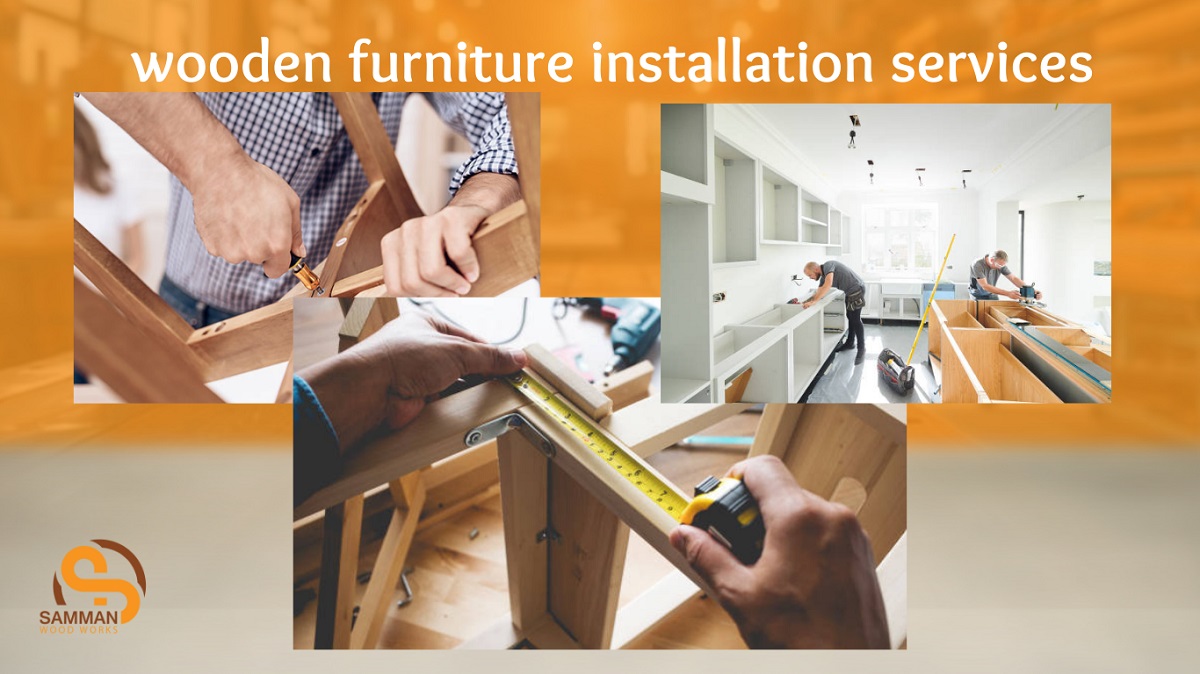 wooden furniture installation services