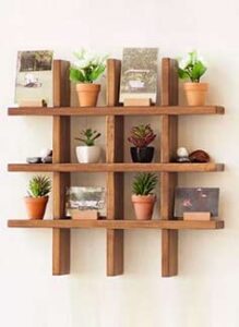 اشكال ديكورات خشب رفوف