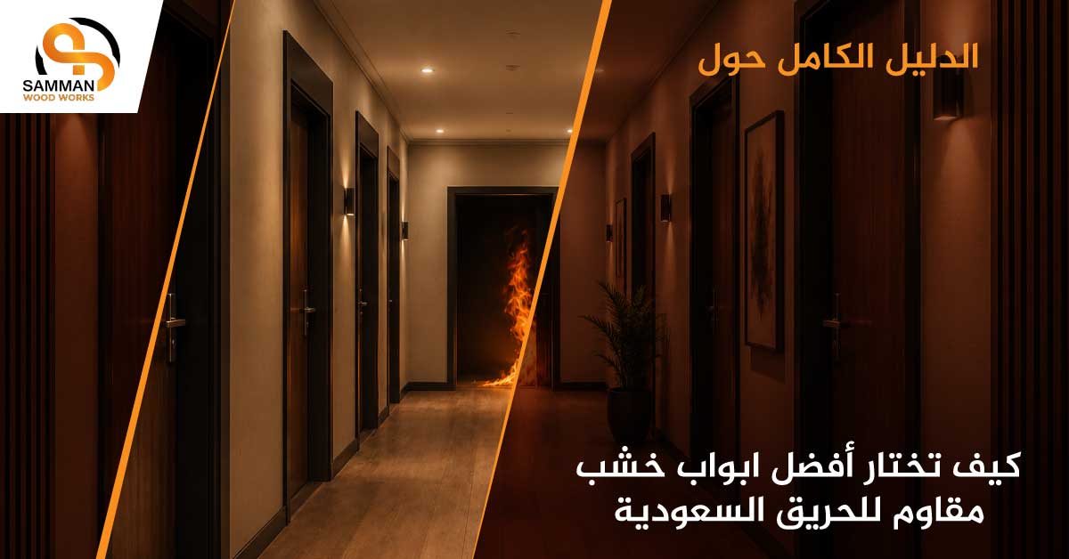 ابواب خشب مقاوم للحريق السعودية